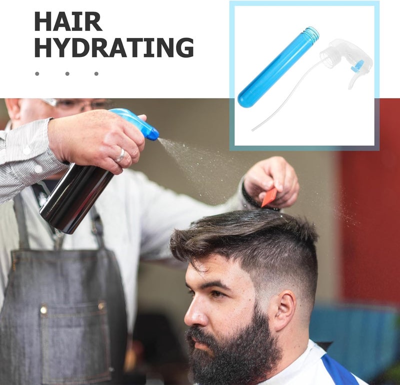 Hair Mist Spray Bottle with Scale 150ml Blue High-pressure Fine Mist Mister for Hairdressing and Travel Toiletry Containers - Image 2