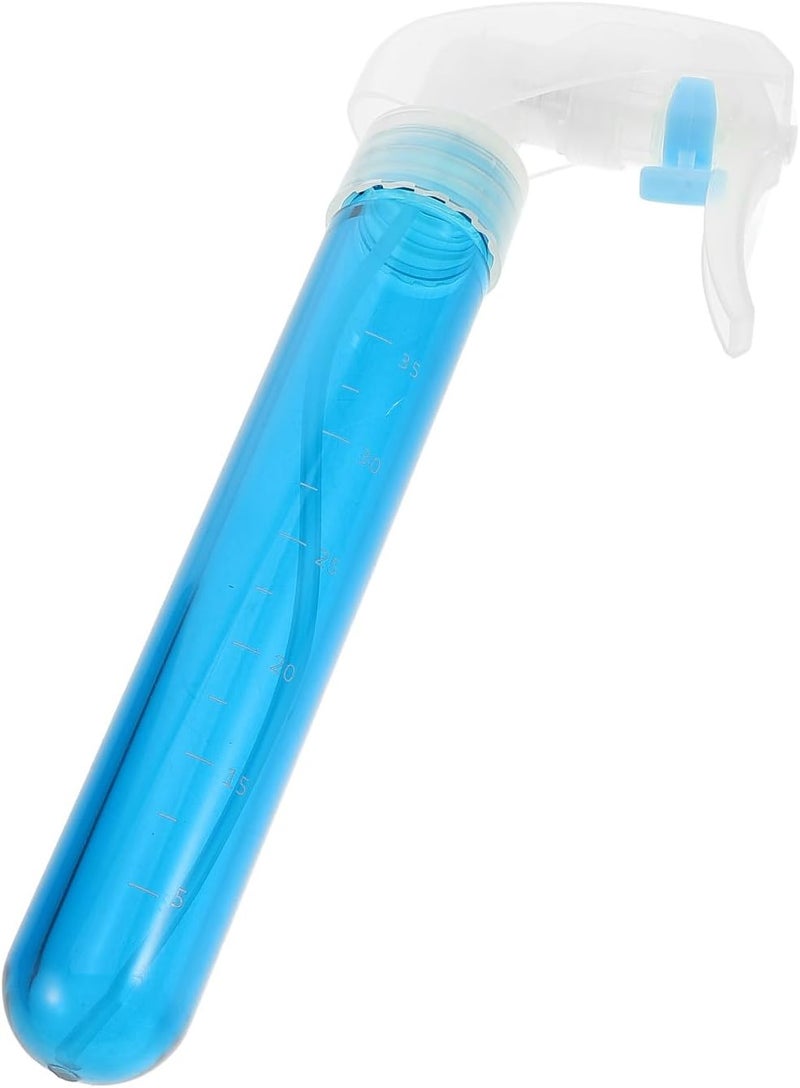 Hair Mist Spray Bottle with Scale 150ml Blue High-pressure Fine Mist Mister for Hairdressing and Travel Toiletry Containers - Image 1