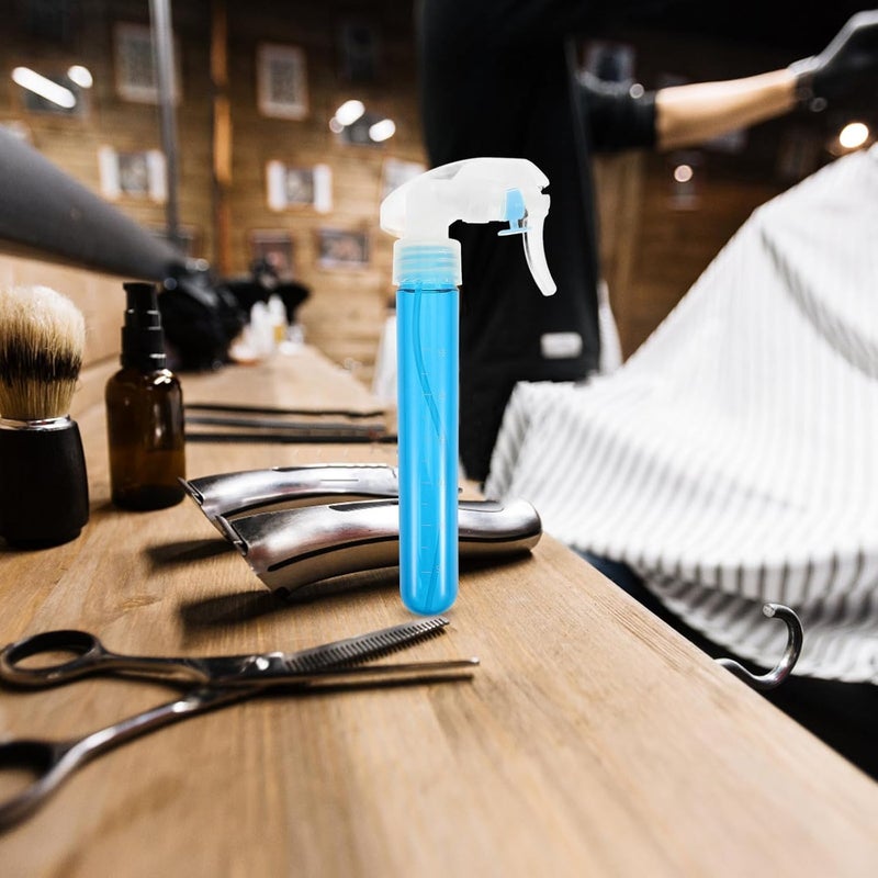 Hair Mist Spray Bottle with Scale 150ml Blue High-pressure Fine Mist Mister for Hairdressing and Travel Toiletry Containers - Image 3