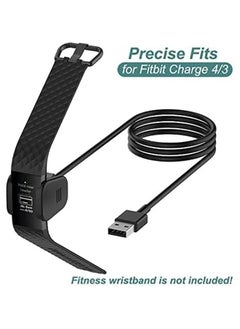 Y&D Charger for Fitbit Charge 4, Replacement USB Charging Cable Cord Dock Adapter 4 Fitness Wristband (2Pack, 1m/3.3ft)  - Image 3