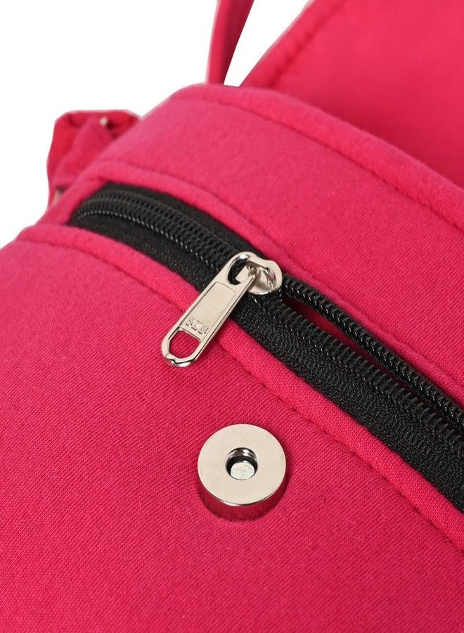 Coco Candy Women's Casual Lightweight Stylish Handbag | Floral Hot Pink Sling Bag for Women - Perfect for Daily Use - Image 3