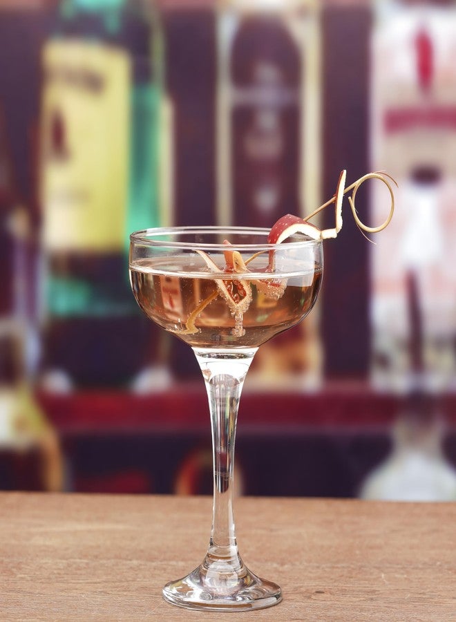 the mask el turko Martini Glasses, Champagne Cocktail Glasses, Elegant Coupe Cocktail Glasses, Long Stem Glassware (2 Pcs) - Image 5