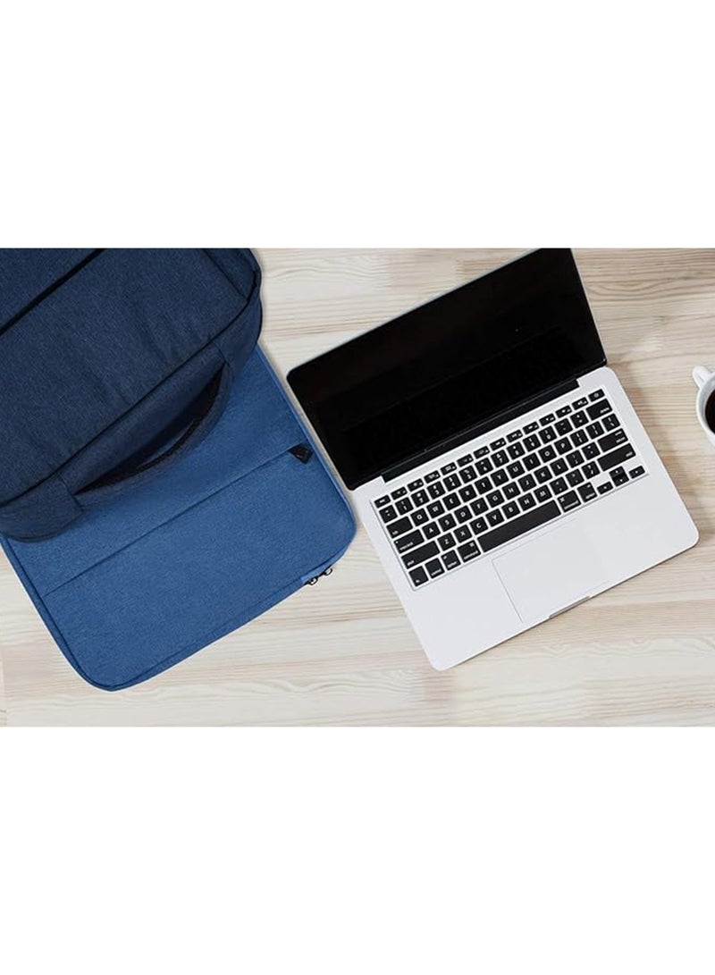 15.6 Inch Laptop Sleeve - Shockproof Laptop Sleeve - Laptop Sleeve - Blue - Image 3
