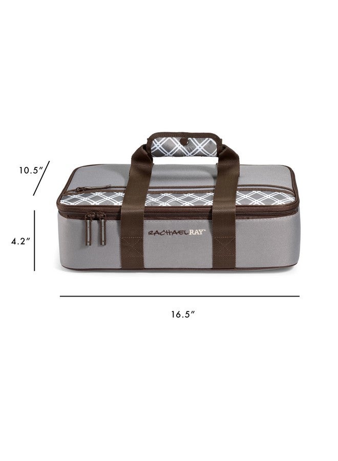 Rachael Ray راشيل راي 5050RR2582 حقيبة لازانيا، 16.5 × 10.5 × 4، ملح البحر - Image 3