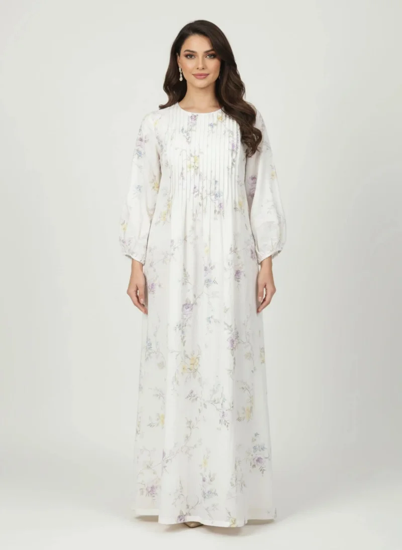 نور Ethereal Bloom Maxi Dress