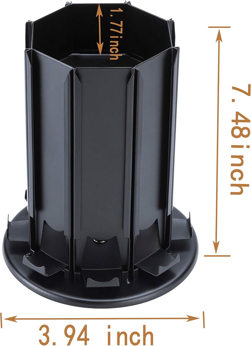 Rice rat Pod Holder for Nespresso Original for 40 Nespresso Original Pods With Central Additional Pods Storage(Carousel-50+ Pods) - Image 3