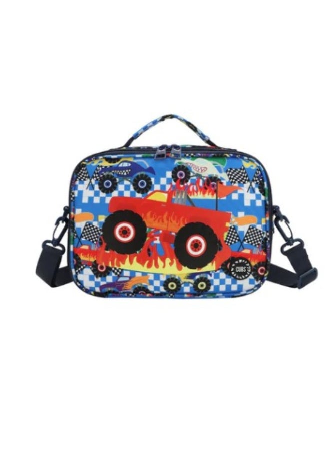 CUBS Monster Truck In Flames Lunch Bag  - Image 1