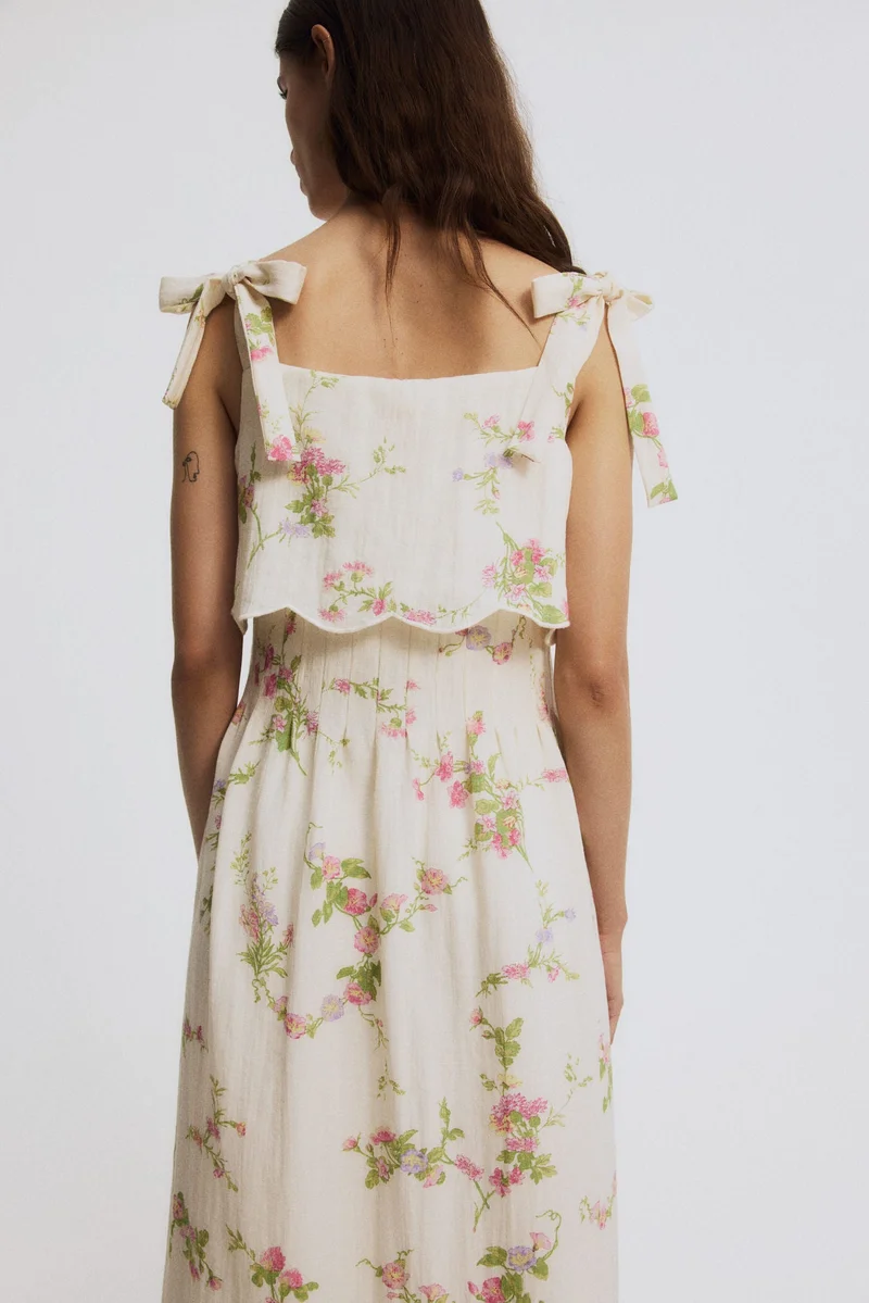 H&M  MAMA Tie-strap nursing dress for Women | Best Price UAE