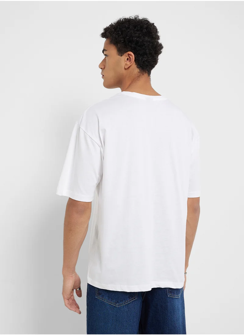 سفنتي فايف Oversized Graphic T-Shirt