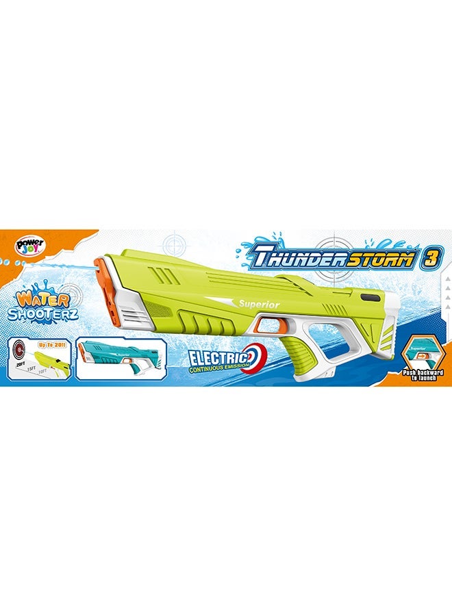 Power Joy Water Shooterz Gun Thunderstorm 3, Assorted (Style & Color May Vary), blaster for kids - Image 1