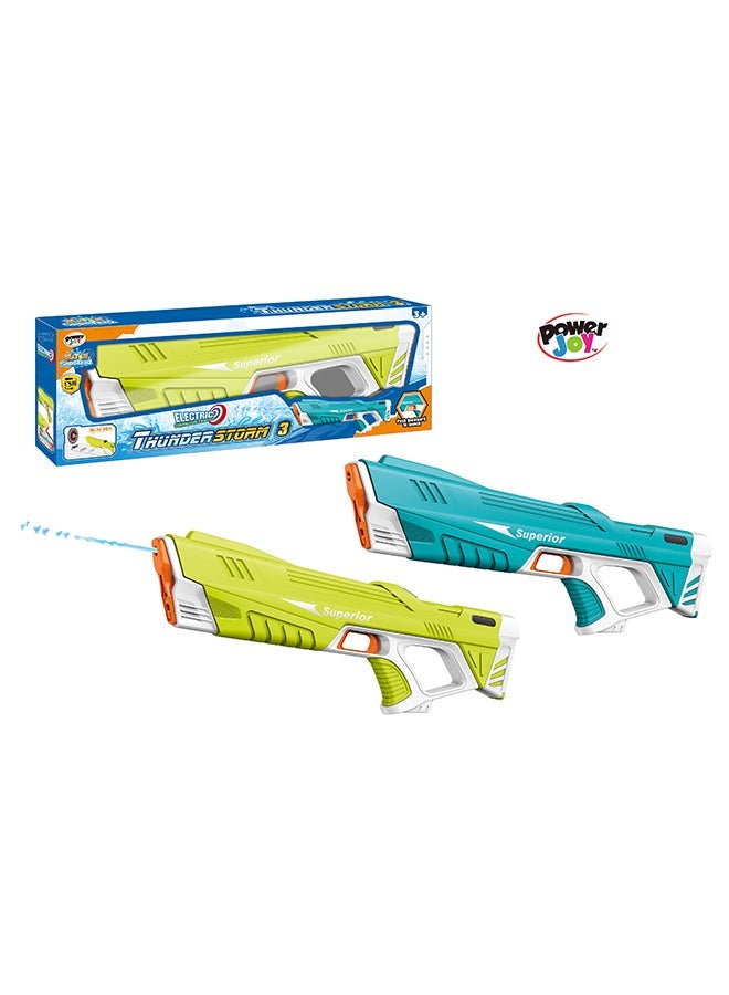Power Joy Water Shooterz Gun Thunderstorm 3, Assorted (Style & Color May Vary), blaster for kids - Image 3