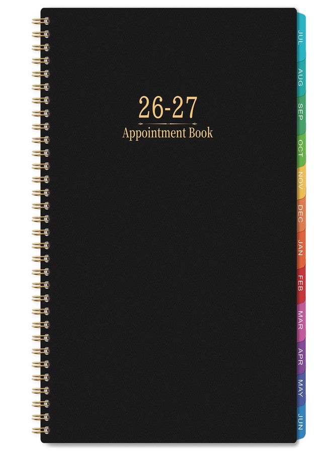 Lortarl 2026-2027 Appointment Book - Daily Planner 2026-2027 from Jul. 2026 - Jun. 2027, 30-Minute Interval, Weekly Appointment Planners with Colorful Tabs, 8.5" x 11" - Image 1