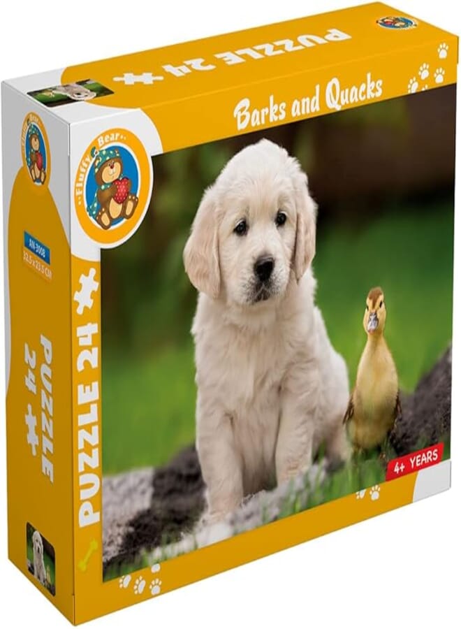 Fluffy Bear Barks & quacks - 24 pcs