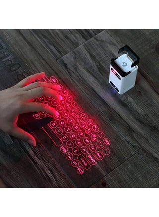 Bluetooth Wireless Projection Virtual Keyboard Keyboard Projector Portable Full Size Keypad Bluetooth Virtual Keyboard Computer Accessories Projection Keyboard For Iphone Holographic Keyb - pzsku/ZD6524AEFE1328D8E4D11Z/45/_/1734588210/4552d307-a8c7-4e3f-bc4a-3189946480df