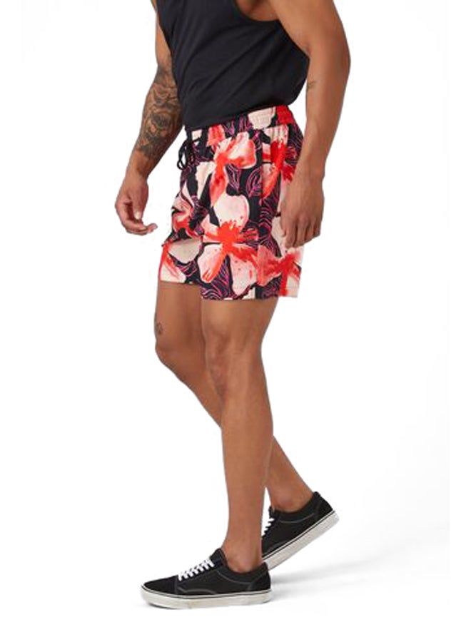 FOREVER 21 Floral Print Swim Trunks - Image 2