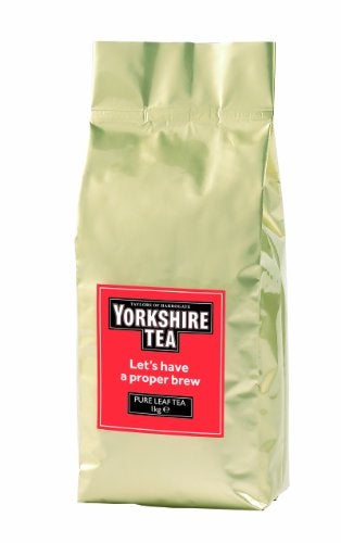 Yorkshire Tea Red Black Tea Loose Leaf Kilo Bag 3527 Ounces Refreshing Satisfying and Strong Classic British Breakfast Blend Caffeinated Enjoy Hot or Iced - Image 1