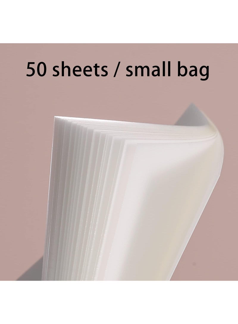 Sweet seven 10 Packs of Waterproof Transparent Sticky Notes - 500 Sheets, 75  75mm Clear Self-Adhesive Pads for Office, School, Home - Image 3