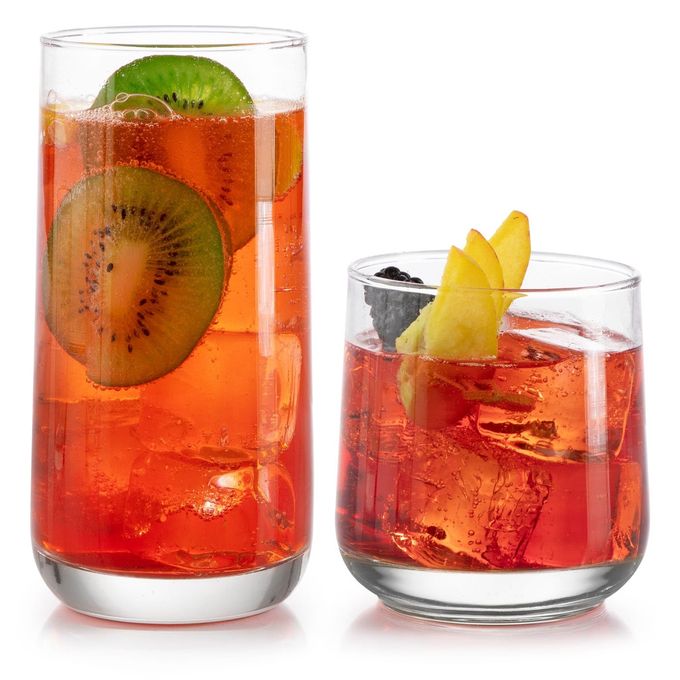 Libbey Ascent 16-Piece Tumbler and Rocks Glass Set - Image 1