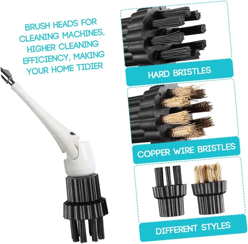 12pcs Steam Mop Brush Accessories Replacement Parts for Steam Cleaning Machine Rotary Wash Brush for Pressure Washers Cleaning Supplies - Image 2