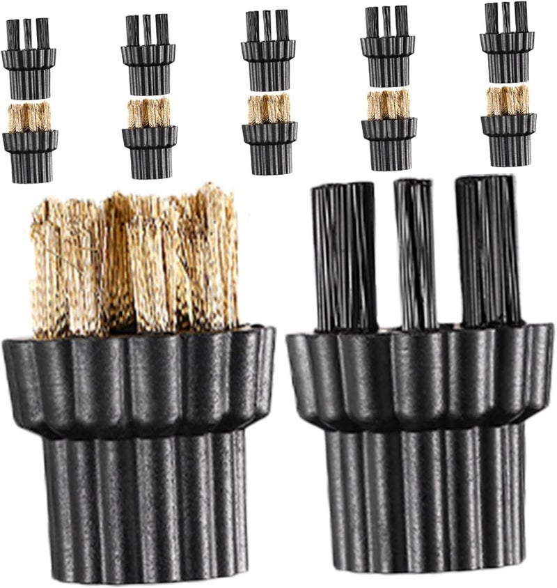 12pcs Steam Mop Brush Accessories Replacement Parts for Steam Cleaning Machine Rotary Wash Brush for Pressure Washers Cleaning Supplies - Image 1