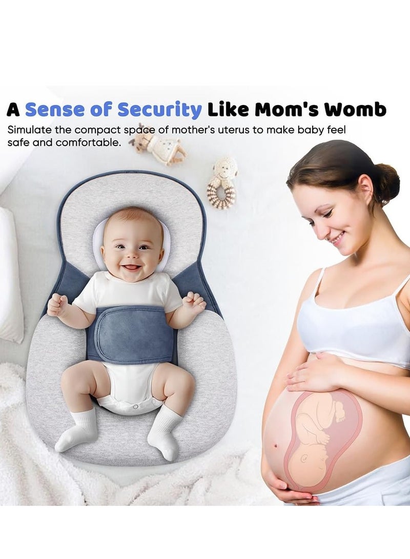 0TO1 TECH Baby Wedge Pillow for Newborn, Baby Feeding Support Pillow, Baby Lounger Pillows with 15° Anti-Reflux Design, Infant Feeding Support Cushion, Baby Pillows for Sleeping for Newborn,Bottle Feed - Image 5