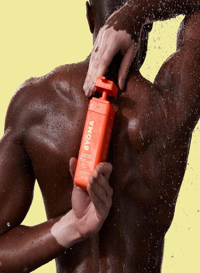 BYOMA بويما مقشر الجسم المهدئ - للبثور والبشرة الخشنة - مقشر الجسم المقشر مع PHA و بانثينول - يستعيد حاجز البشرة ويهدئ الالتهابات - 10.14 أونصة سائلة - Image 3