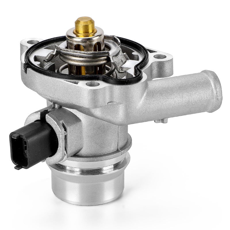C-Tzu Upgrade Aluminium Thermostat Housing Assembly W/Sensors For Buick Encore 2013-2021 Chevy Cruze 2011-2016 Sonic 2012-2020 Chevy Trax 2013-2021 - Replaces 25200455 55565336 55579010 55593034 131-180 - Image 1