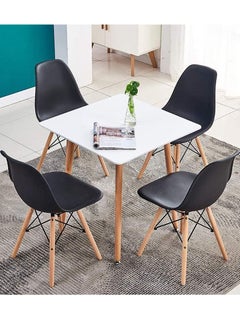 Generic Dining Chair,Fashion Office Chair Modern Side Dining Chairs Kitchen Chair Ergonomics Outdoor Plastic Chair Lounge Reception Chairs for Dining Room/Living Room  - Image 2