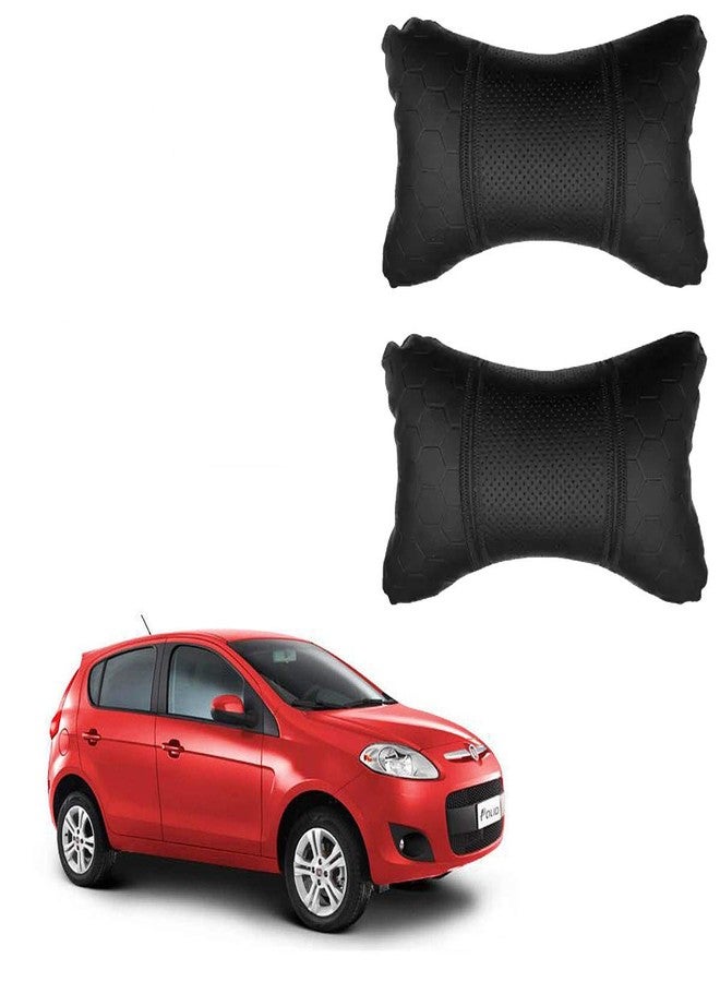 PulGos Black Car Cushion in Football Design Material Leatherette _1143 - Image 1