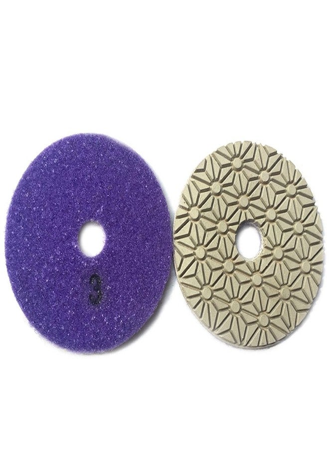 JDK Diamond Wet 3 Steps Polishing Pad 4'' for Concrete Granite Marble Stone 100mm Resin Disc 3pcs/Set - Image 4