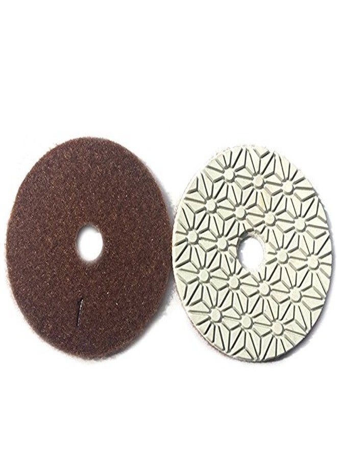 JDK Diamond Wet 3 Steps Polishing Pad 4'' for Concrete Granite Marble Stone 100mm Resin Disc 3pcs/Set - Image 2
