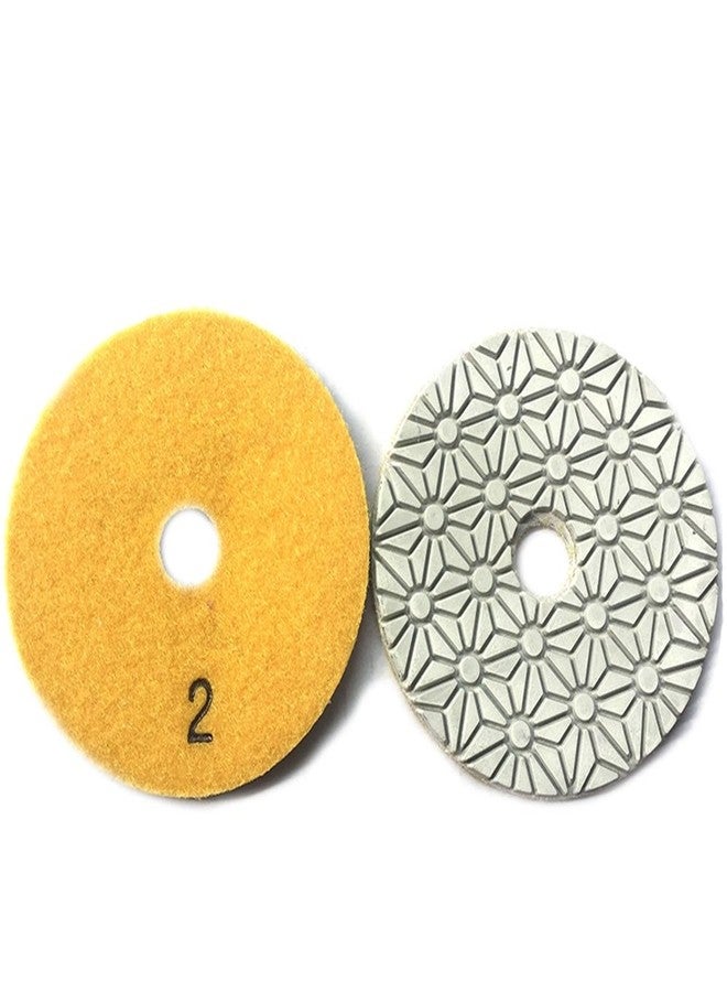 JDK Diamond Wet 3 Steps Polishing Pad 4'' for Concrete Granite Marble Stone 100mm Resin Disc 3pcs/Set - Image 3
