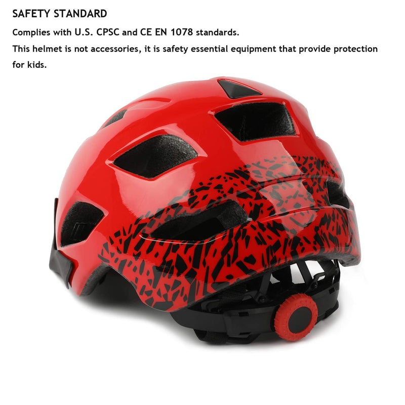 EXCLUSKY Kids Helmet, Exclusky Kids Bike Helmet Adjustable Safety Lightweight Children Bicycle Helmet for Kids Skating Cycling Scooter Boys and Girls Bicycle Helmets Ages 5-14 - Image 4
