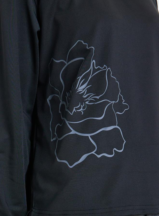 ستايلي تيشيرت بأكمام طويلة وطبعة جرافيك - Image 4