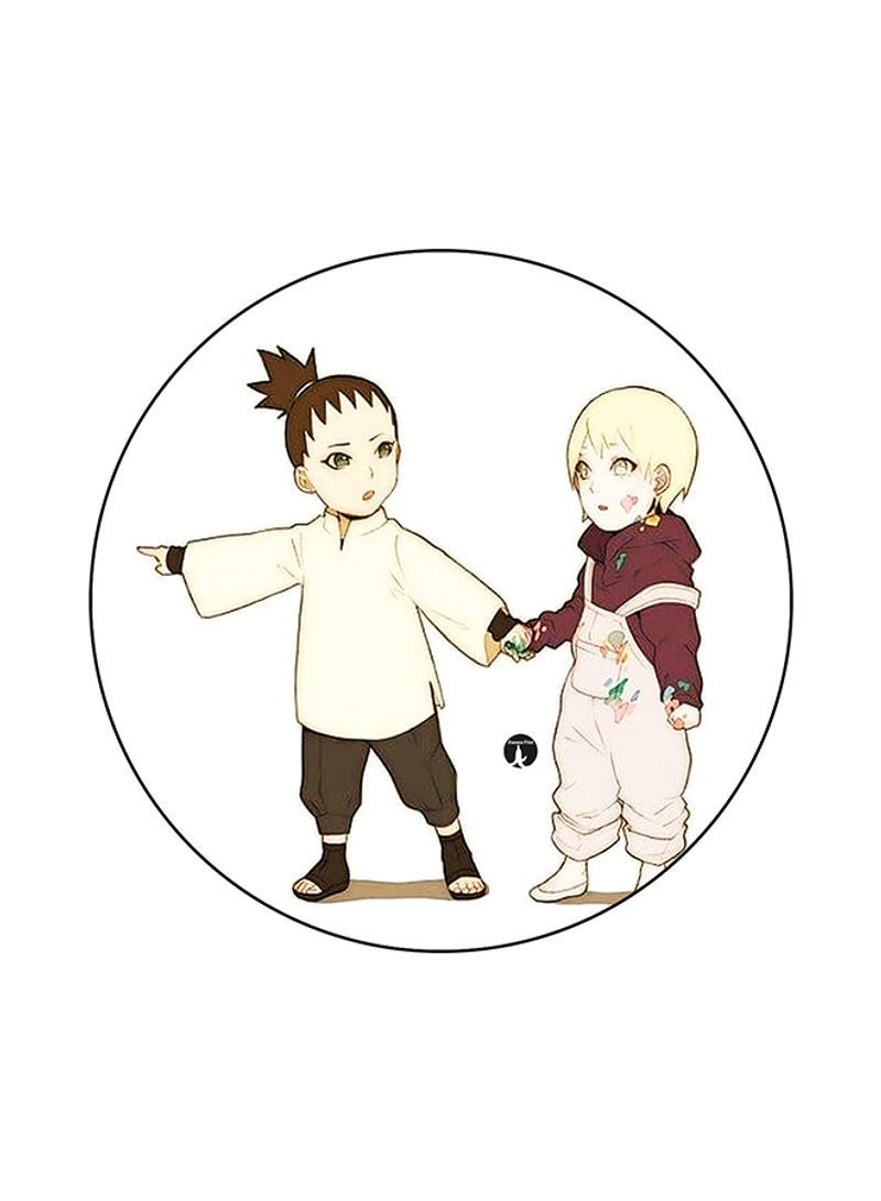 RKN The Anime Naruto Printed Mouse Pad Beige/White