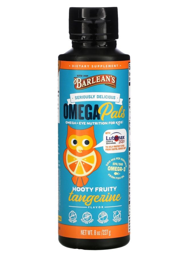 BARLEAN'S Omega Pals Hooty Fruity Tangerine 8 oz (227 g)