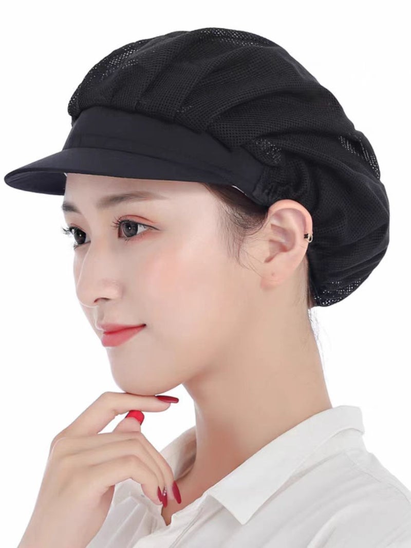 Workshop Work Hat Catering Factory Canteen Kitchen Chef Hat Dustproof And Oil-Proof Breathable Net - Image 1