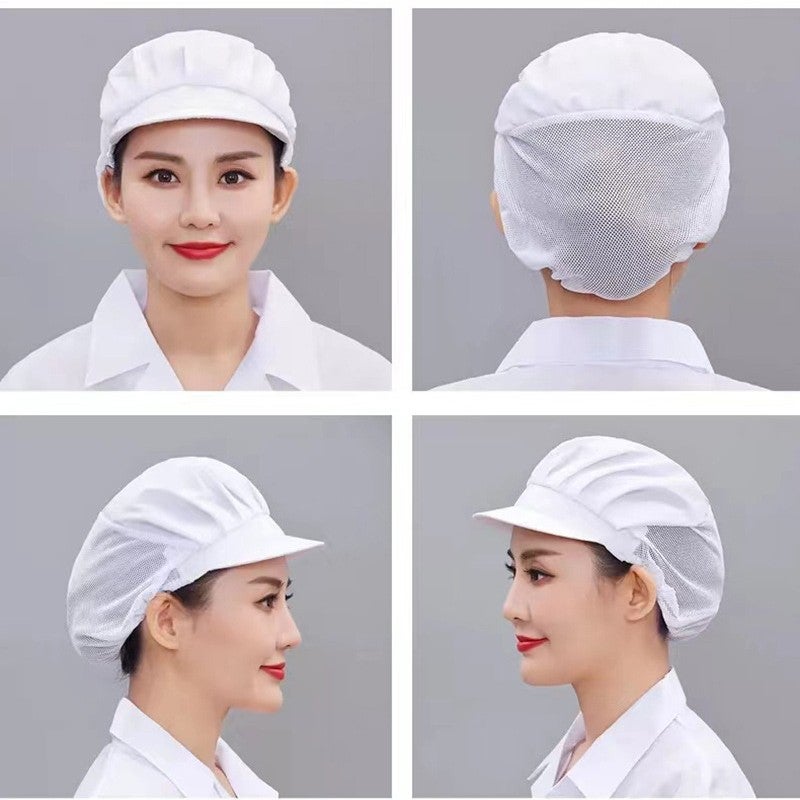 Workshop Work Hat Catering Factory Canteen Kitchen Chef Hat Dustproof And Oil-Proof Breathable Net - Image 2