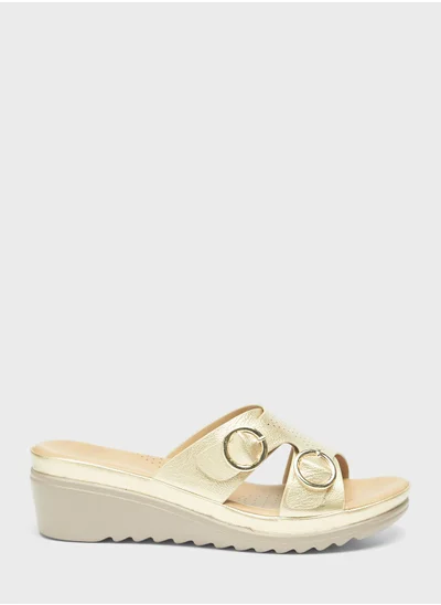 shoexpress Multi Strap Flat Sandals