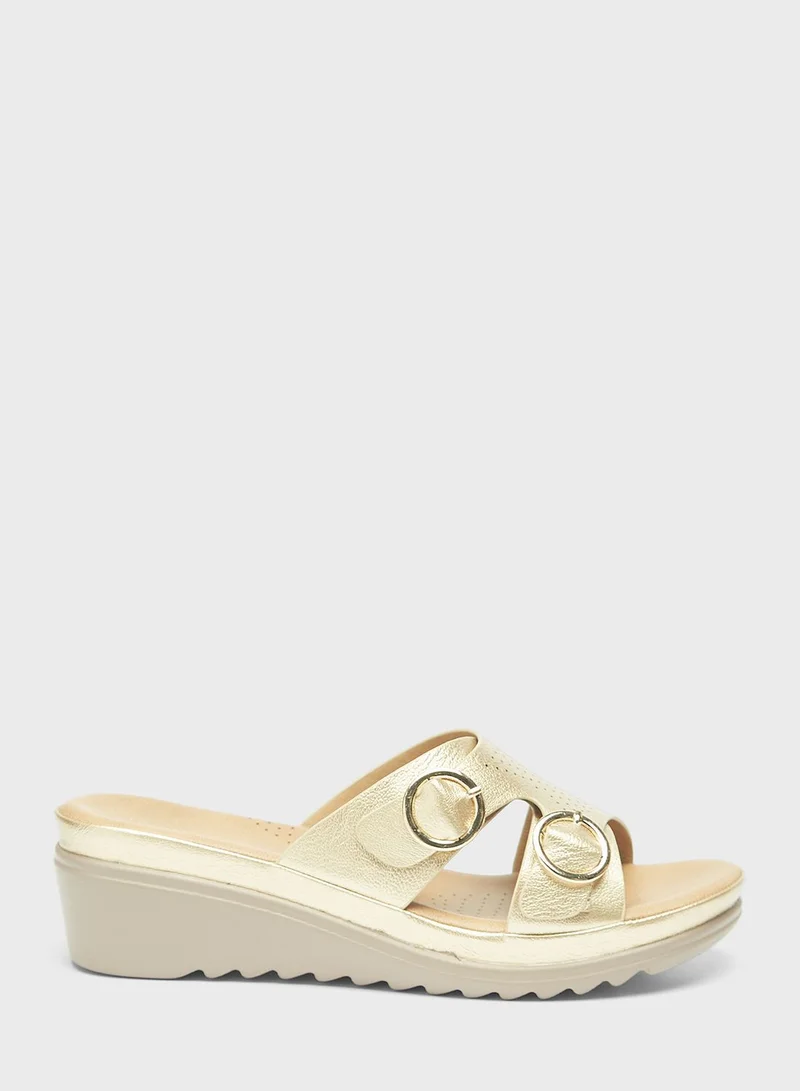 shoexpress Multi Strap Flat Sandals