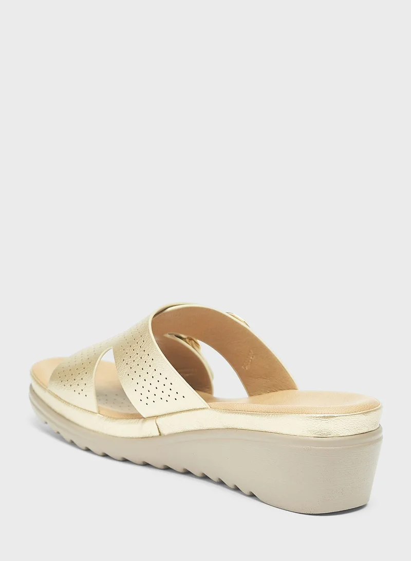 shoexpress Multi Strap Flat Sandals