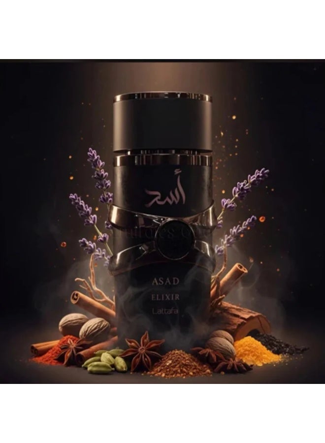 Lattafa Asad Elixir - EDP For Men - 100ml - Image 2