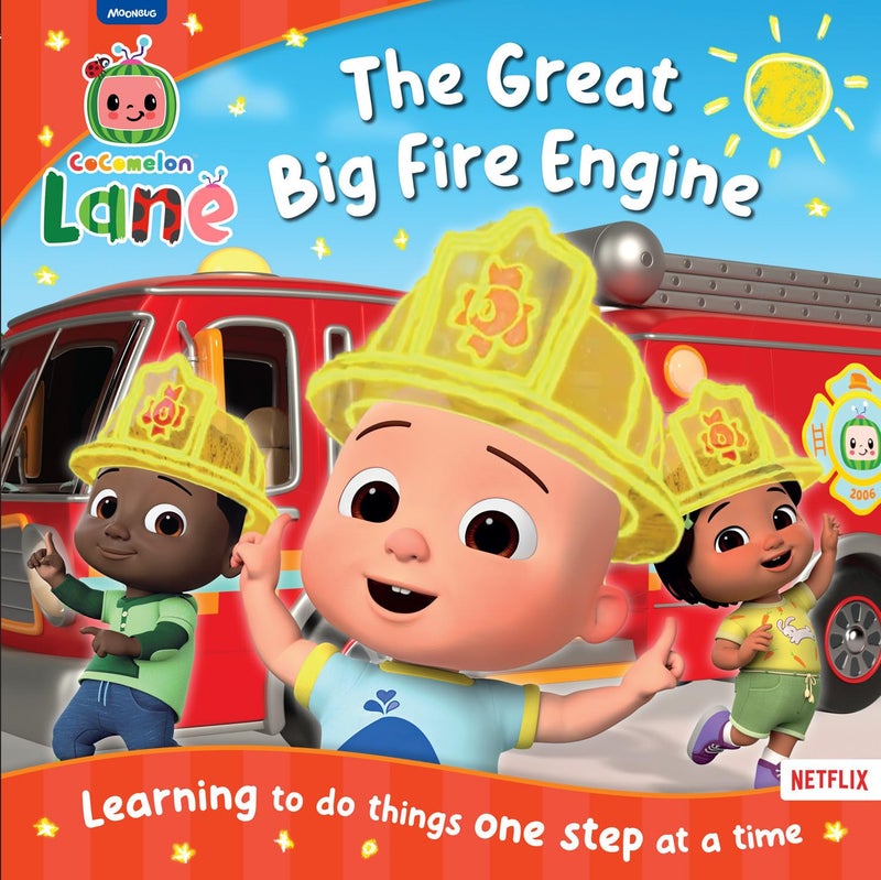 CoComelon Lane: The Great Big Fire Engine Picture Book: A gentle early-learning storybook about feeling worried for CoComelon fans Paperback – Picture Book