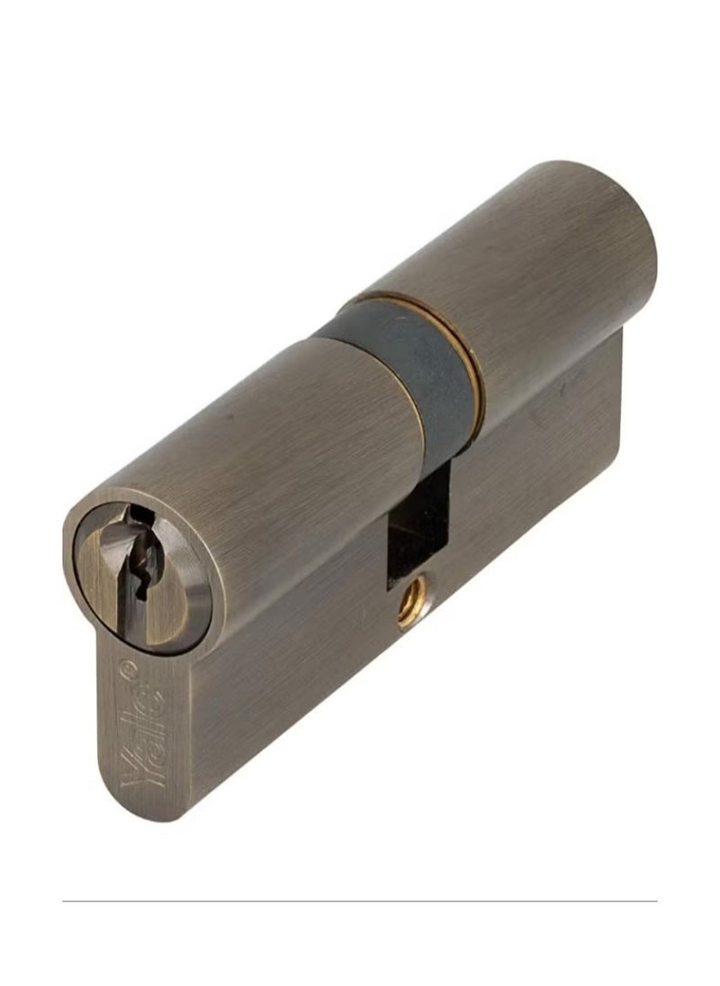 Yale 1000 Series Double Euro Profile Cylinder 40—40mm Antique Brass, 10-1002-4040-00-09-011  - Image 2
