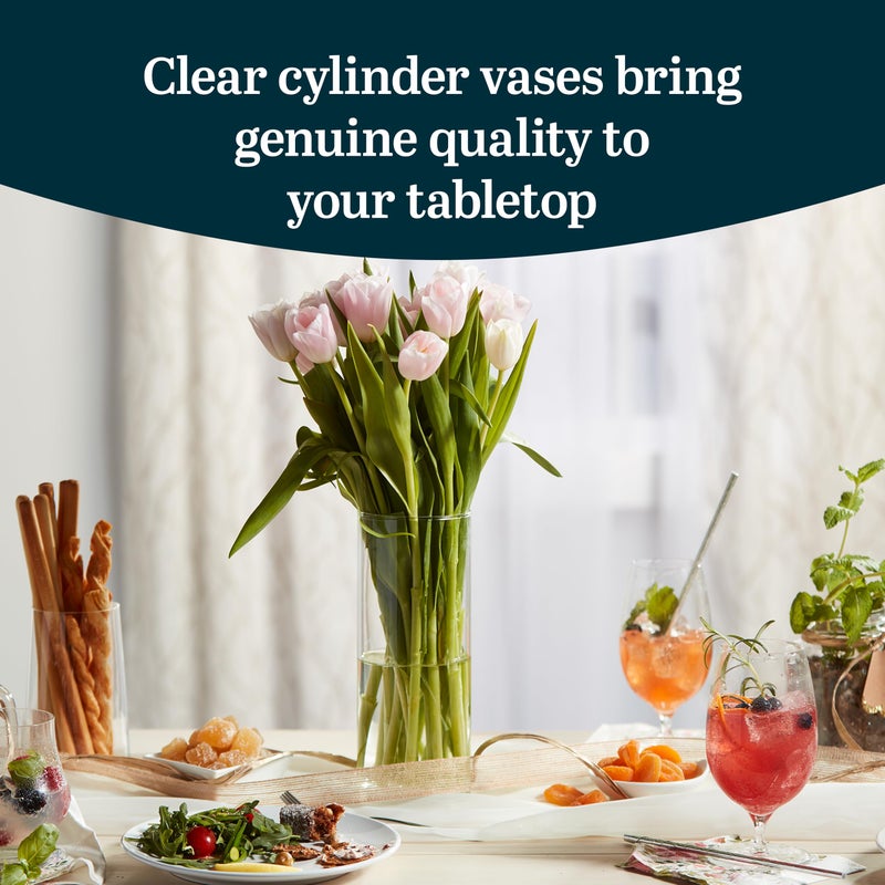 Libbey Cylinder Vases, 8.75-inch, Set of 12 - Image 2