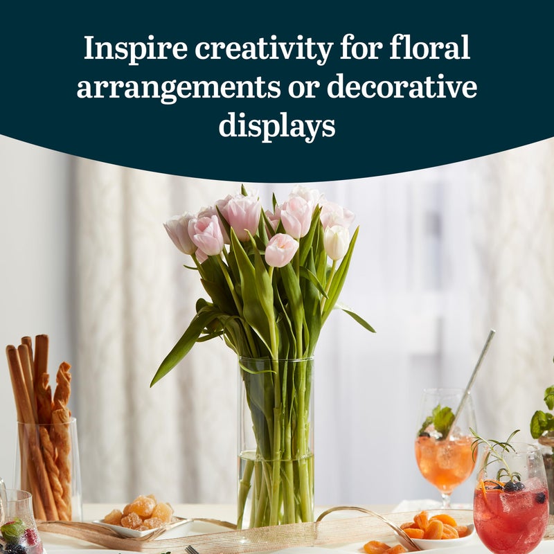 Libbey Cylinder Vases, 8.75-inch, Set of 12 - Image 4