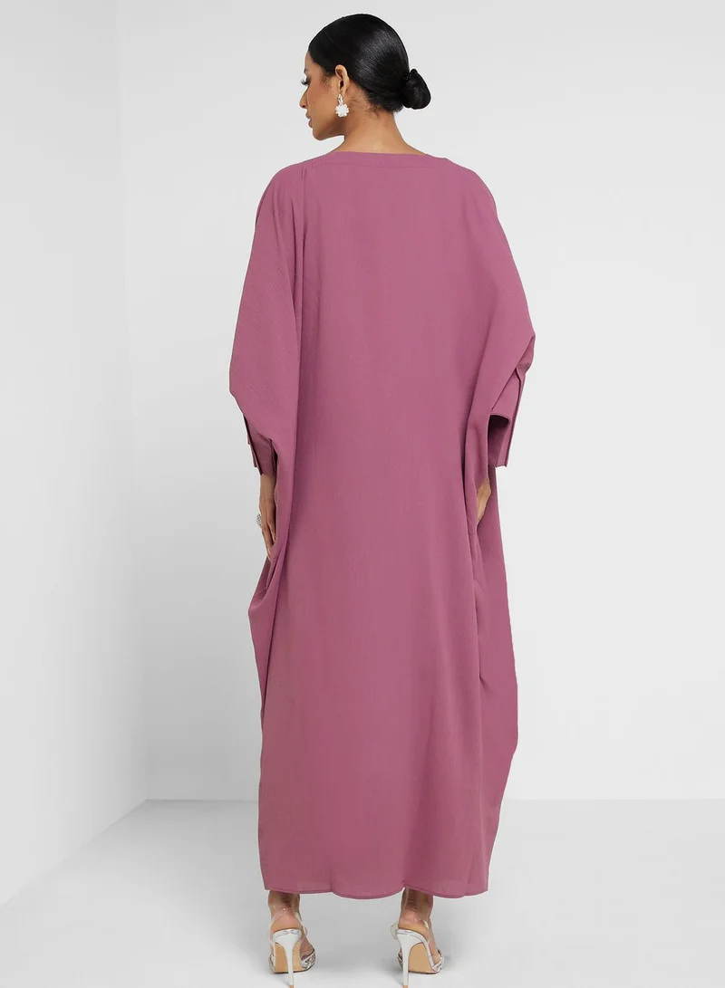 Khizana Puff Sleeve Abaya