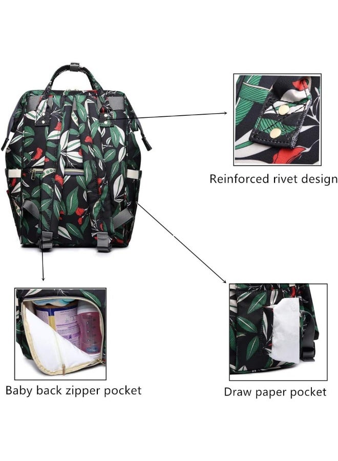 LEQUEEN Armbq Camo Diaper Bag Backpack Multi-Function Diaper Bag for Baby Care - Image 3