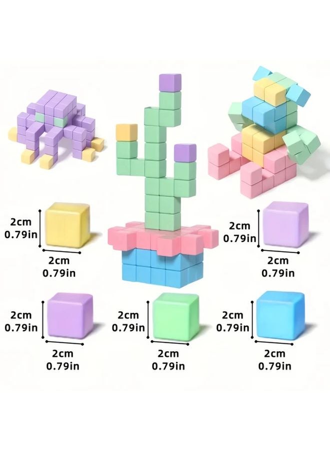 100pcs Macaron Magnetic Toys Construction And Creativity Set Perfect Gift For Kids - Image 3