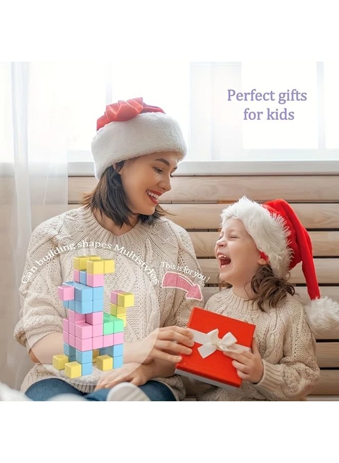 100pcs Macaron Magnetic Toys Construction And Creativity Set Perfect Gift For Kids - Image 4